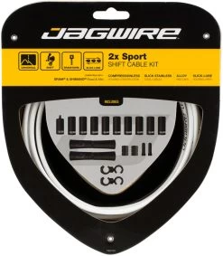 JAGWIRE 2X Sport Schaltzugset -Fahrradzubehör 319257