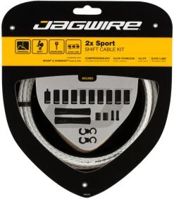 JAGWIRE 2X Sport Schaltzugset -Fahrradzubehör 319261