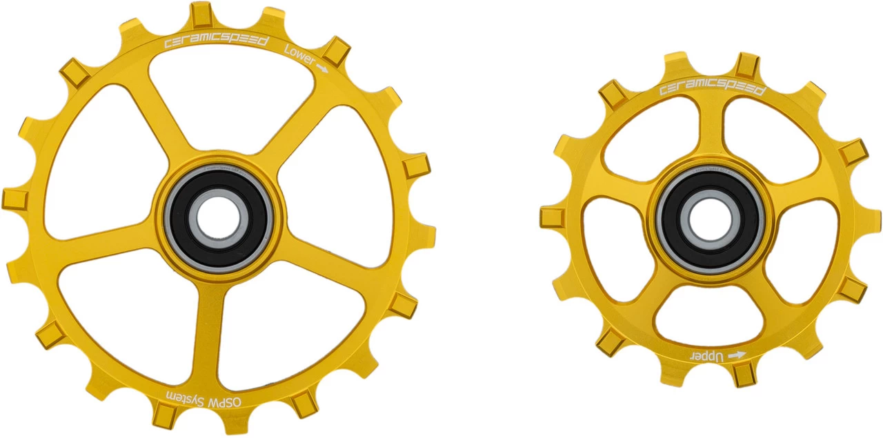 CERAMICSPEED OSPW Coated Ersatzschalträdchen 14/18 Zähne 1 CERAMICSPEED OSPW Coated Ersatzschalträdchen 14/18 Zähne