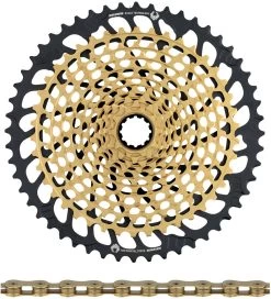 SRAM XX1 Eagle XG-1299 Kassette + PC XX1 Eagle Kette 12-fach Verschleißset -Fahrradzubehör 338301